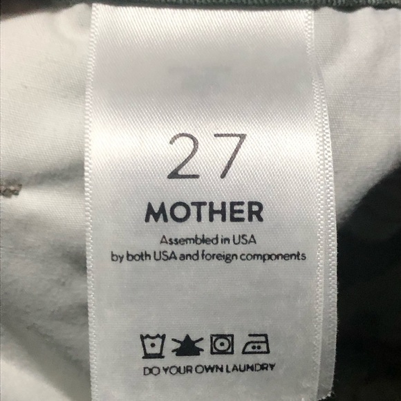 Mother The No Zip Misfit Pants Women's 27 Girl Boy Etc in Camouflage Wash Jogger - Picture 4 of 8